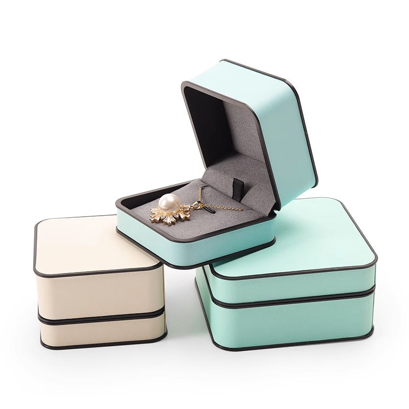 JIN-J04 Rounded Square Box for Jewelry